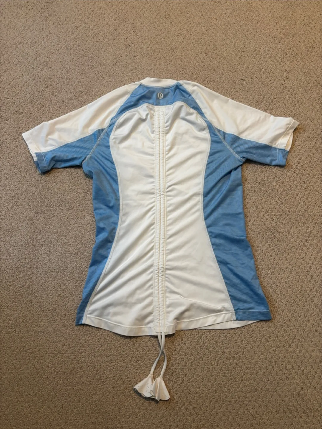 Lululemon Swim Shirt - Blue & White image indicator(2)