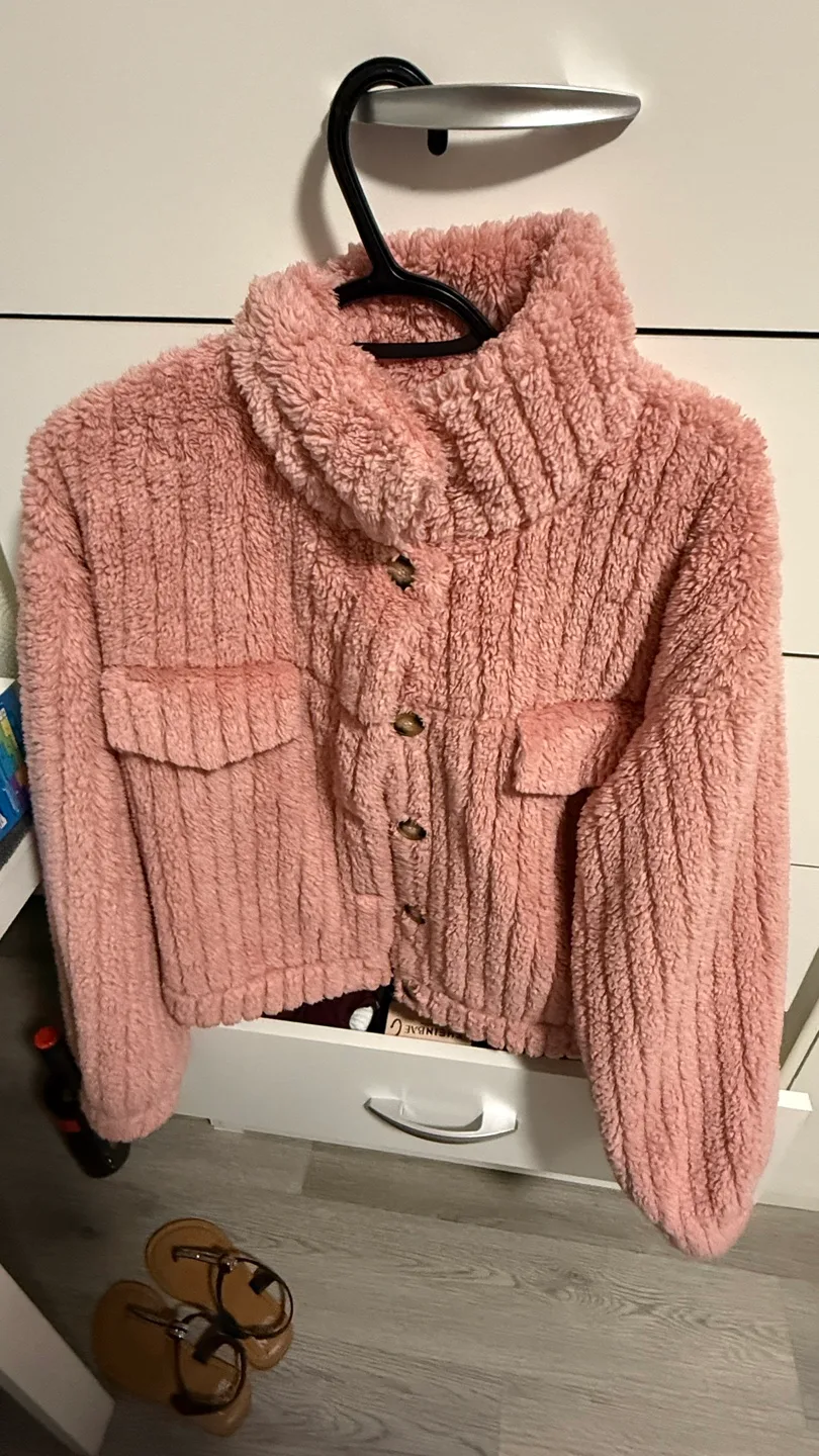 Pink Fuzzy Jacket thumbnail