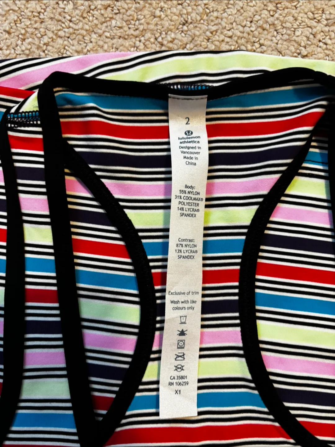 Lululemon Tank Top - Size 2 image indicator(3)