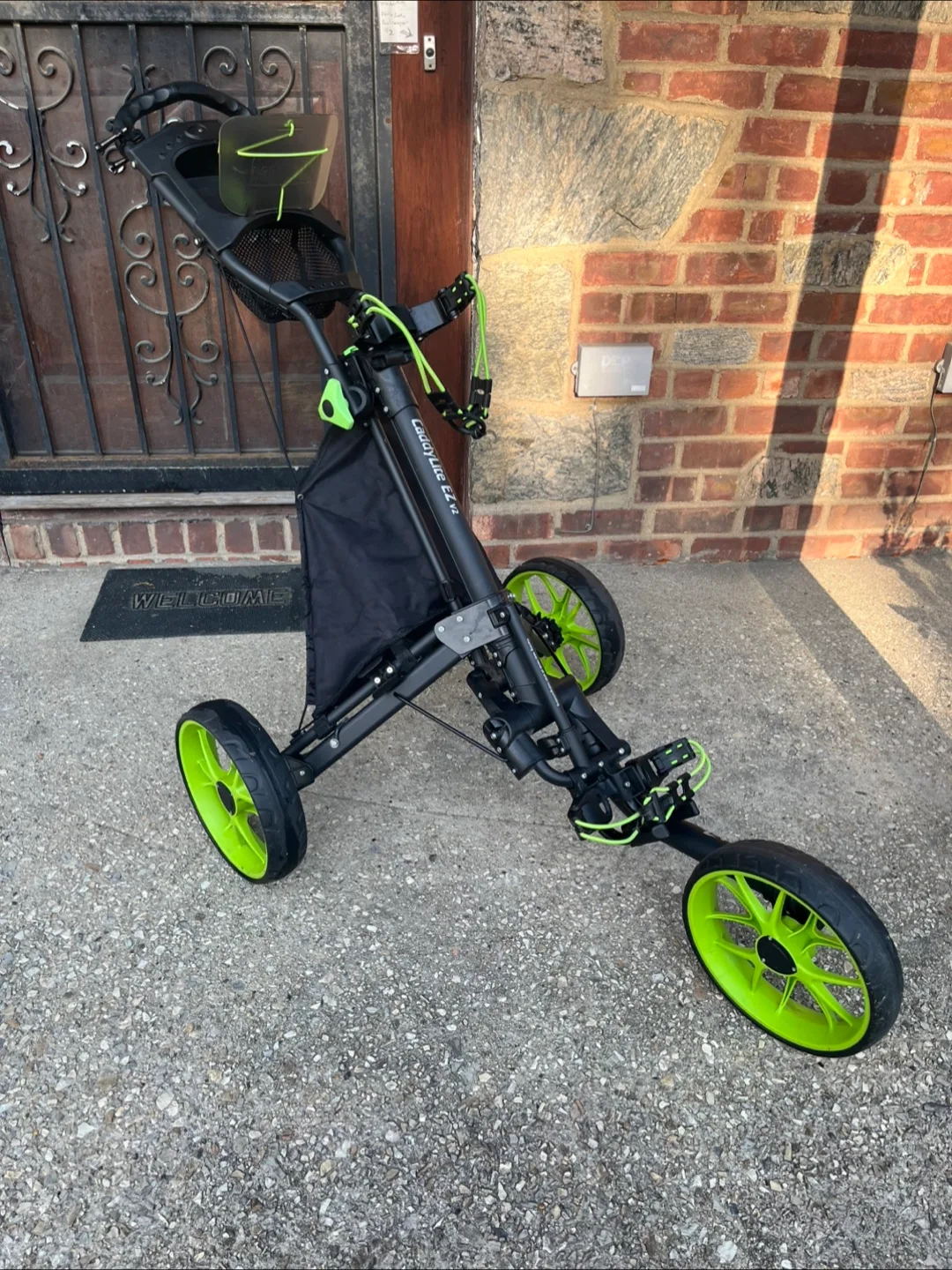Clicgear 3.5+ Golf Cart - Black & Green thumbnail