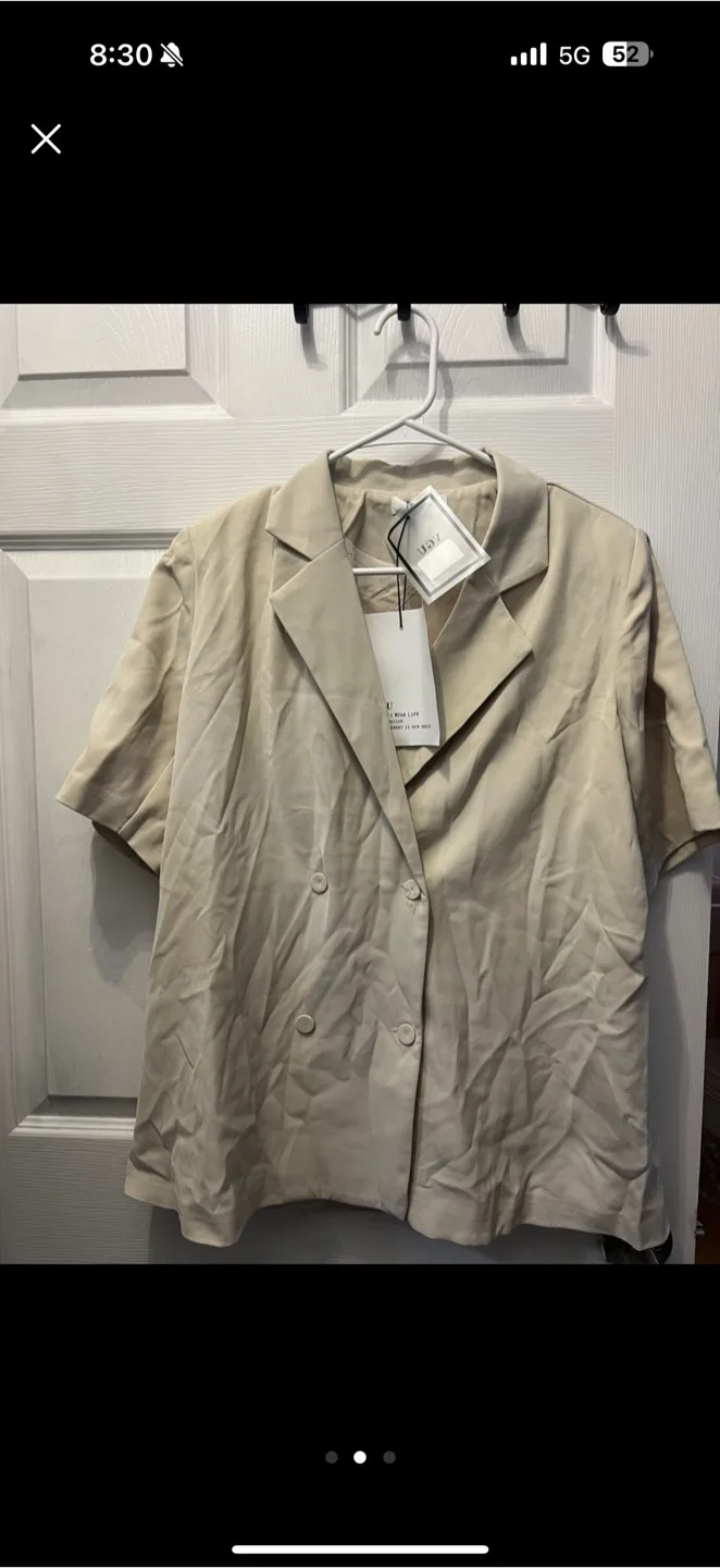 New* Beige Blazer image indicator(4)