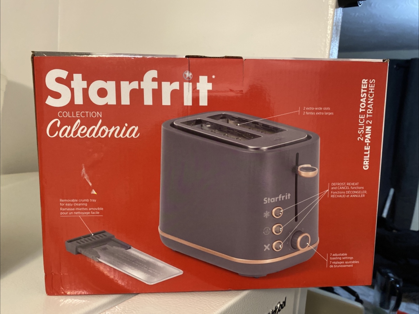 Starfrit Caledonia Collection 2-Slice Toaster - New in Box!