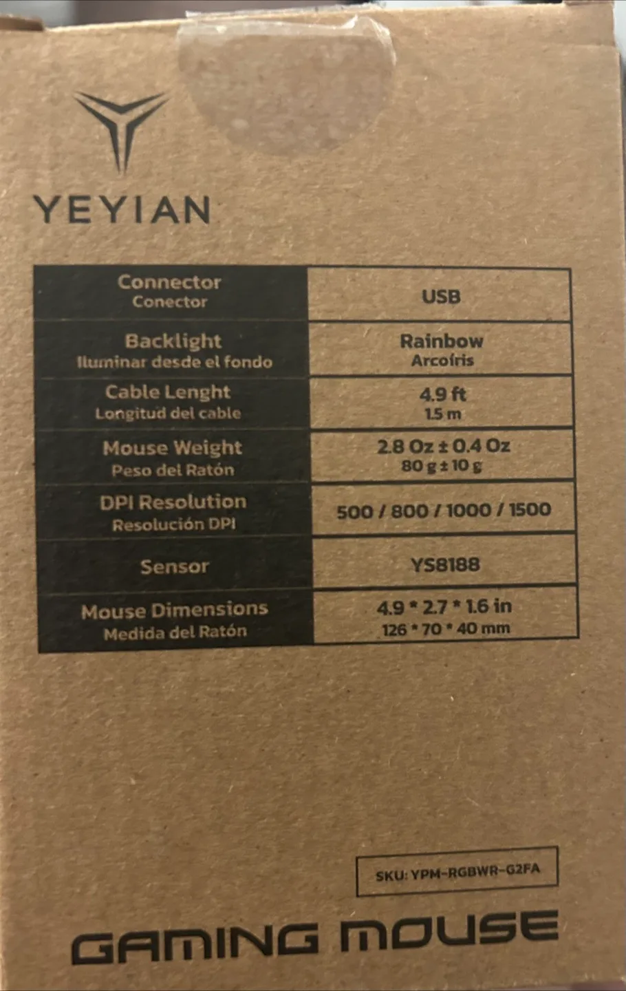 Yeyian gaming mouse - BNIB image indicator(2)