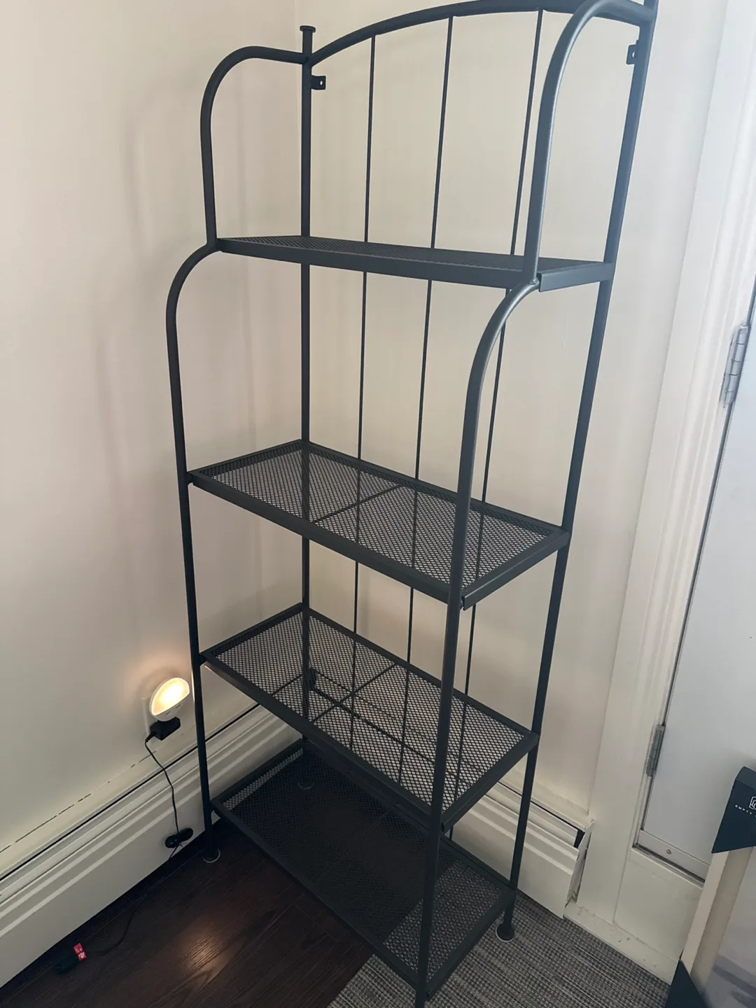 IKEA LÄCKÖ Shelving Unit, Outdoor, Gray image indicator(2)