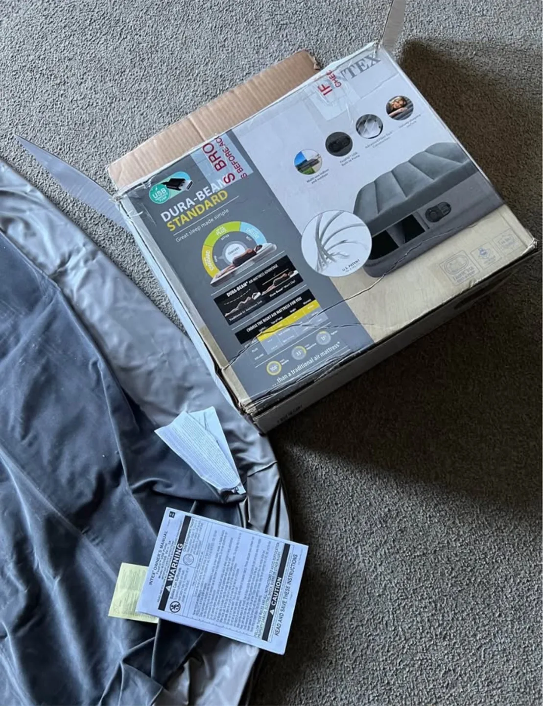 NEW Twin Prestige USB Self Inflatable Air Mattress image indicator(7)