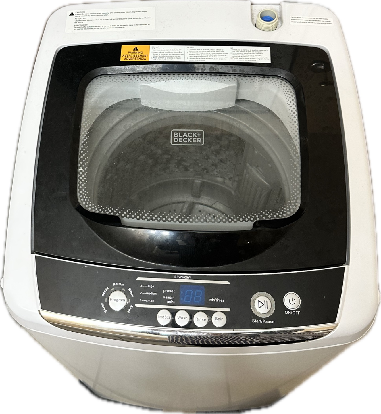 Black and Decker Portable Washing Machine
