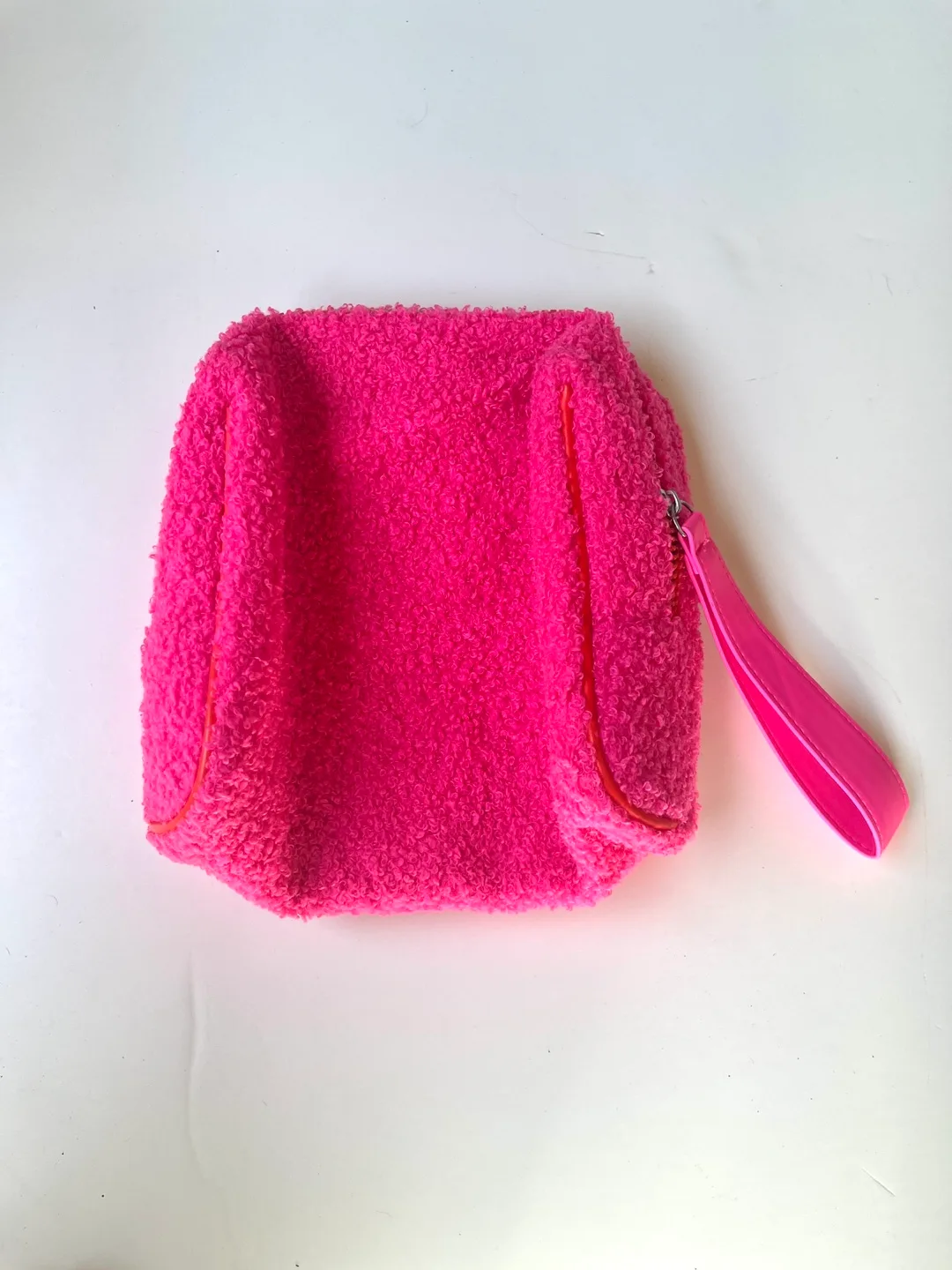 Pink Fuzzy Clutch Bag thumbnail