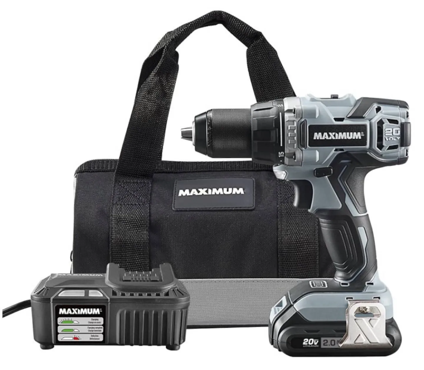MAXIMUM 20V Max Lithium-Ion Cordless Drill Kit thumbnail