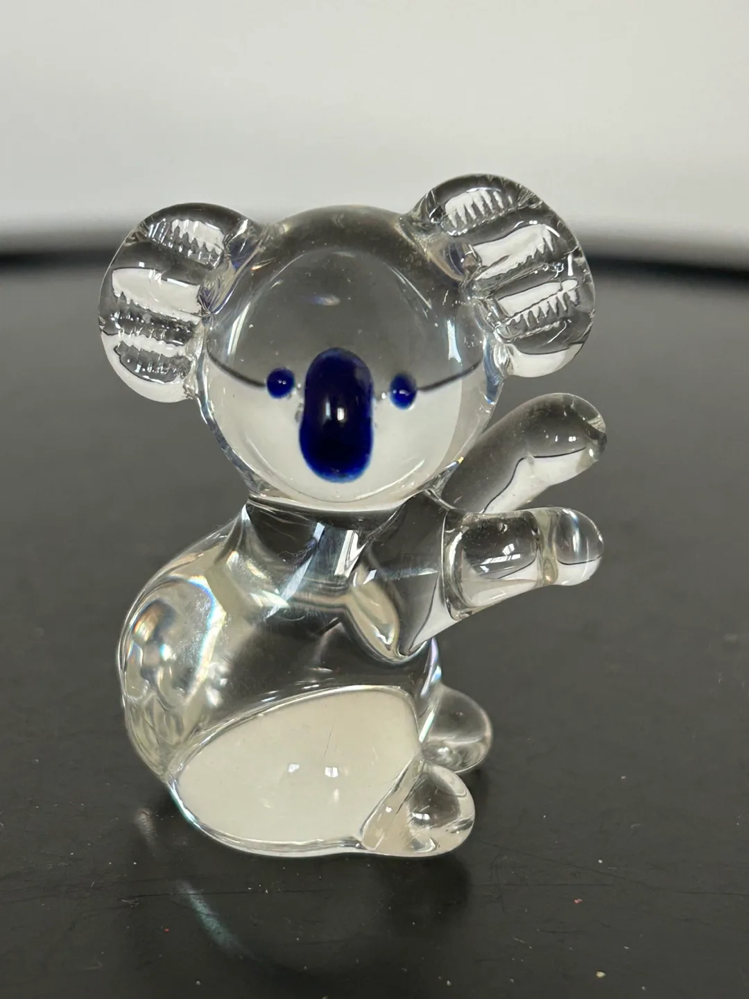 Clear Glass Koala Figurine 2” 🇨🇦 thumbnail