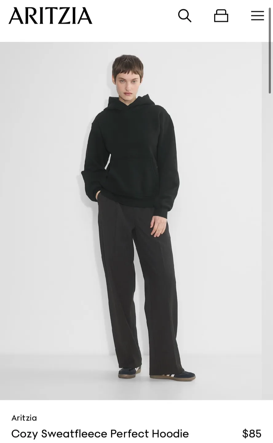 Aritzia Cozy Sweatfleece Perfect Hoodie image indicator(3)