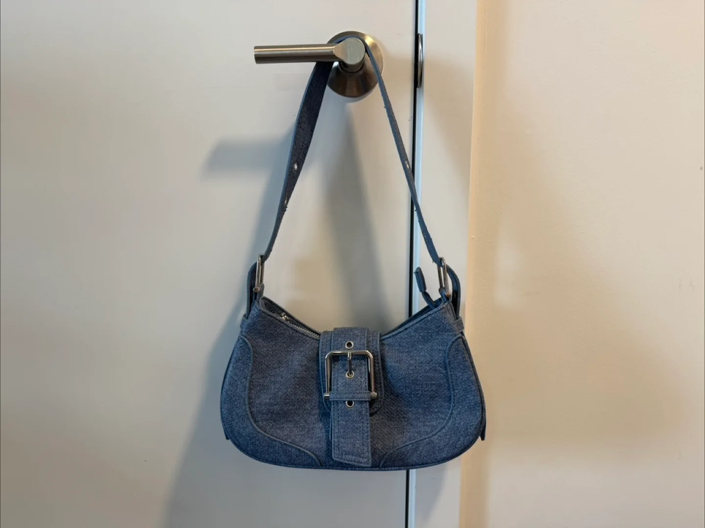 Steve Madden Denim Shoulder Bag thumbnail