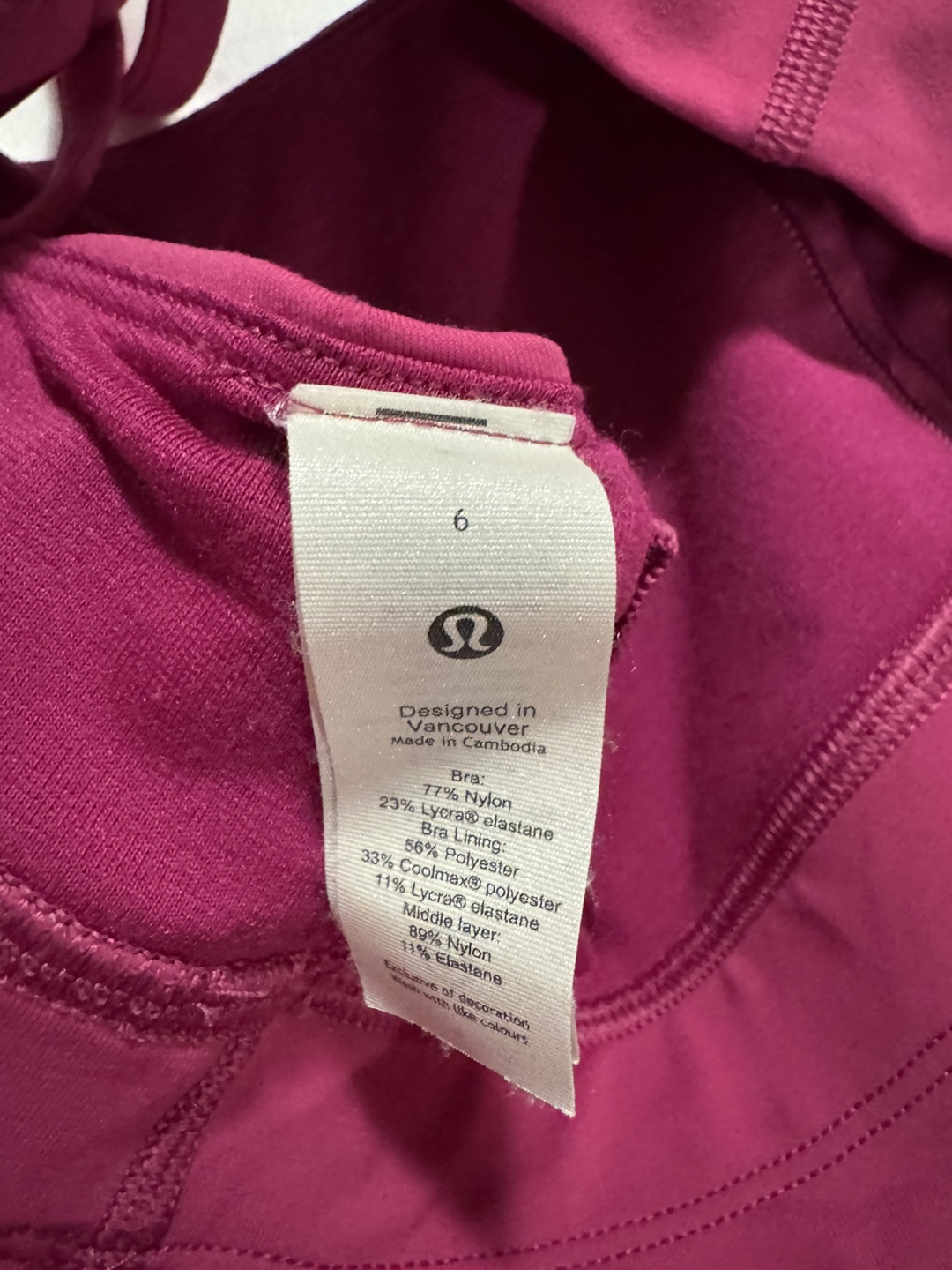 Lululemon Energy Bra - Size 6 - photo 3