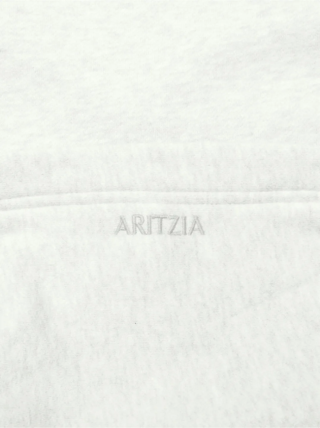Aritzia Cozy Fleece Perfect Hoodie - heather cloud white image indicator(2)