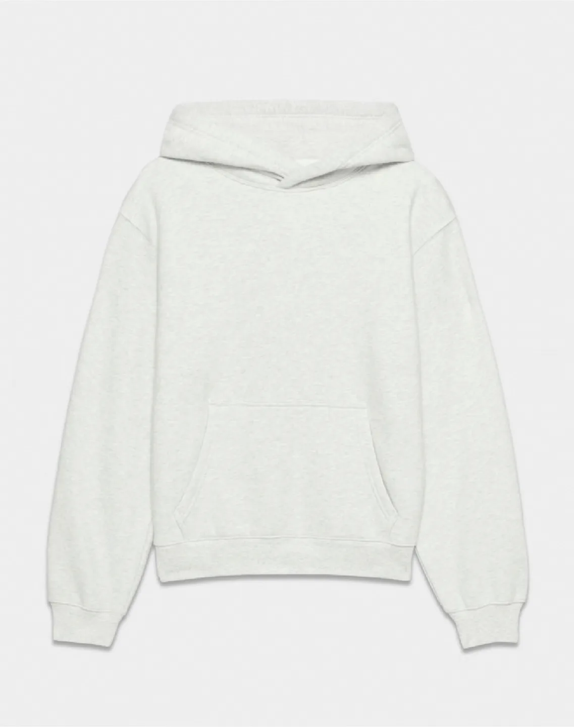 Aritzia Cozy Fleece Perfect Hoodie - heather cloud white thumbnail