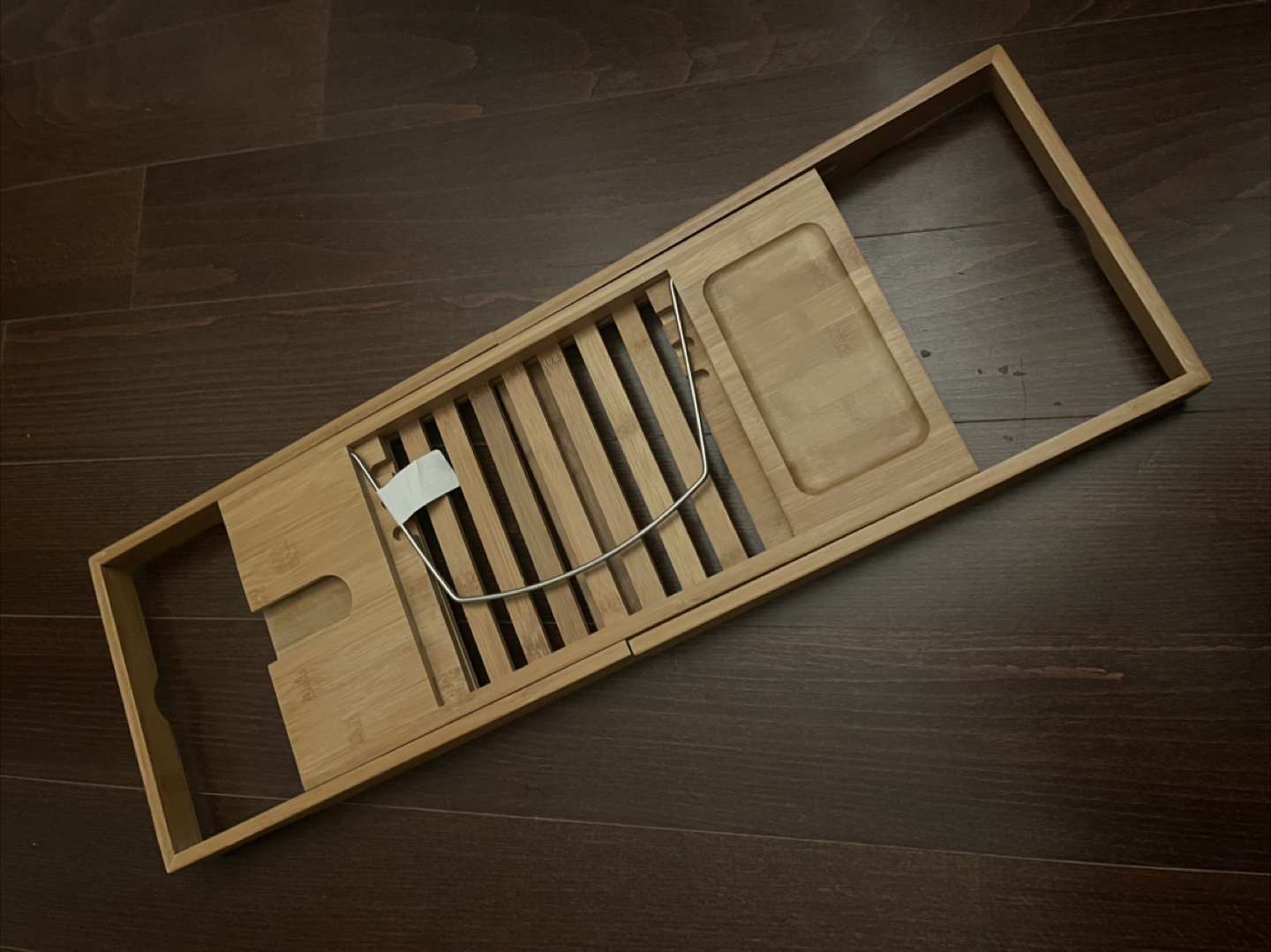 Bamboo Bathtub Caddy Tray - photo 2