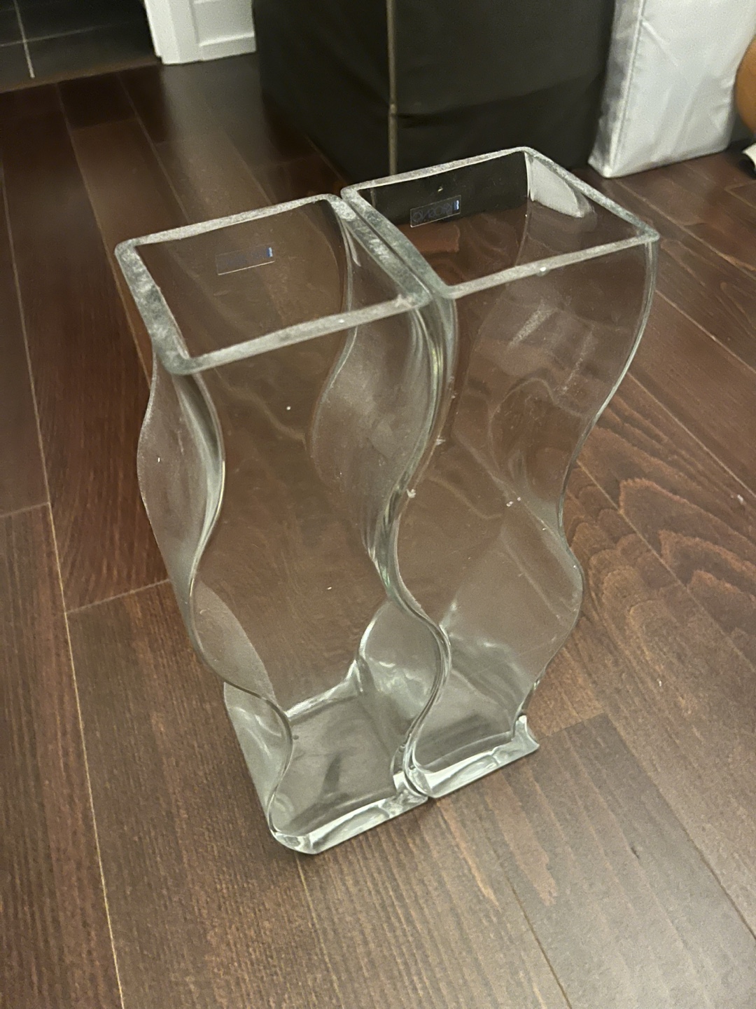 Glass Vases - Set of 2