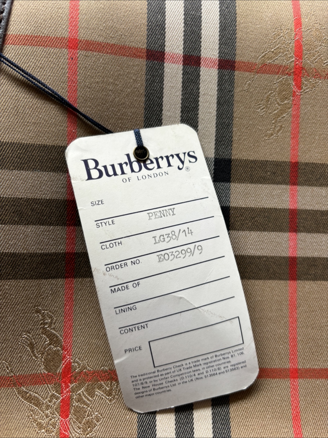 Burberrys of London Penny Bag - photo 3