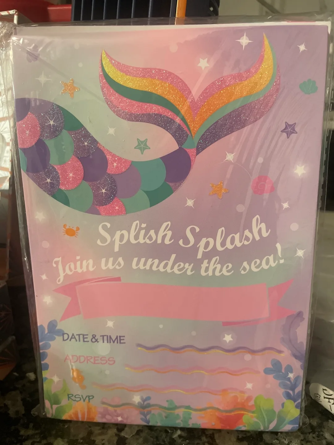 🇨🇦 🍁20 Splish Splash Under the Sea Invitations thumbnail
