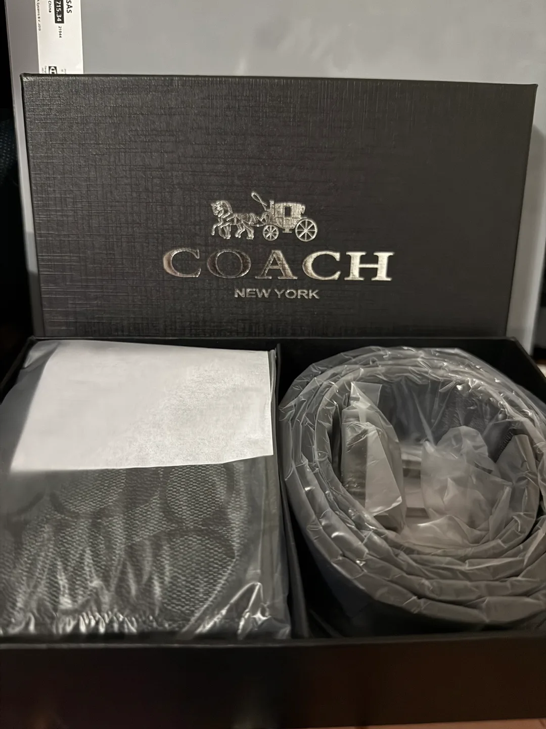 New Coach Belt and Wallet Gift Set thumbnail