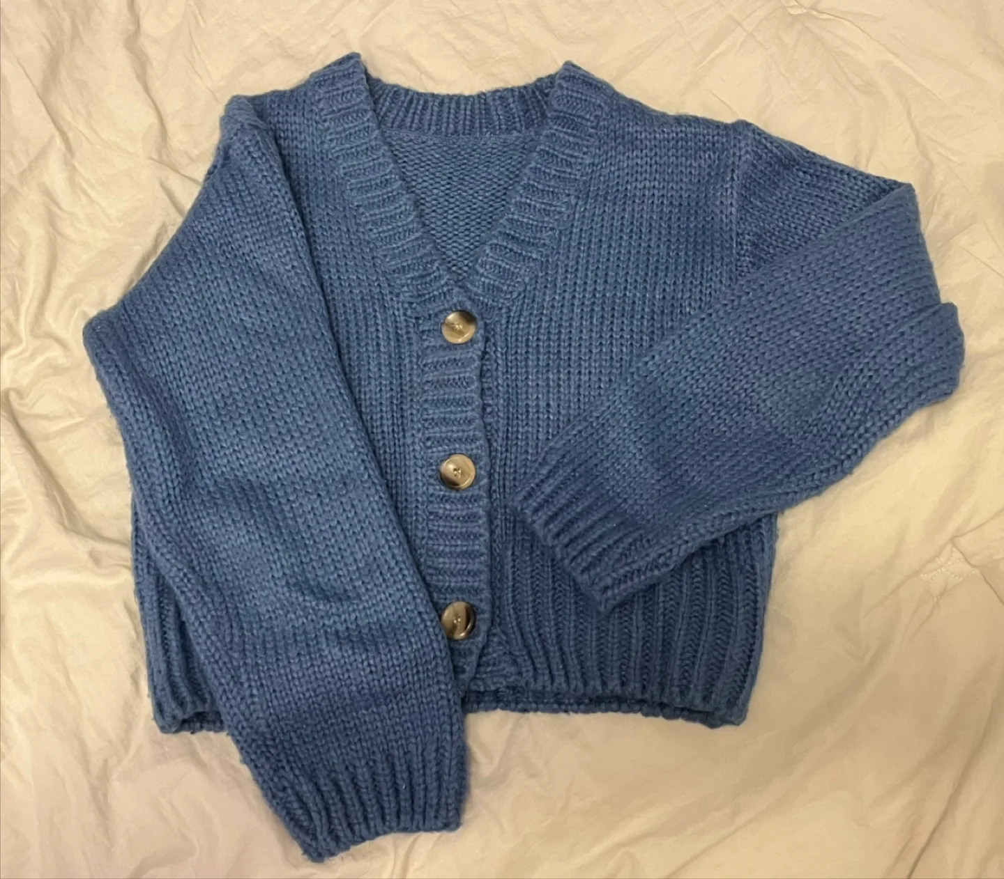 Blue Knit Cardigan thumbnail