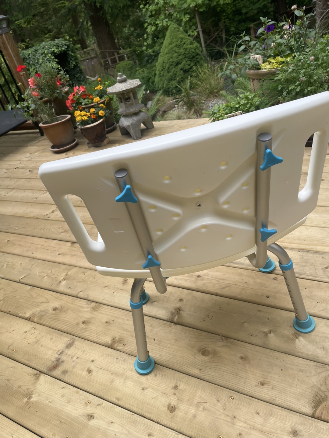 Adjustable White Bath/Shower Chair - photo 2