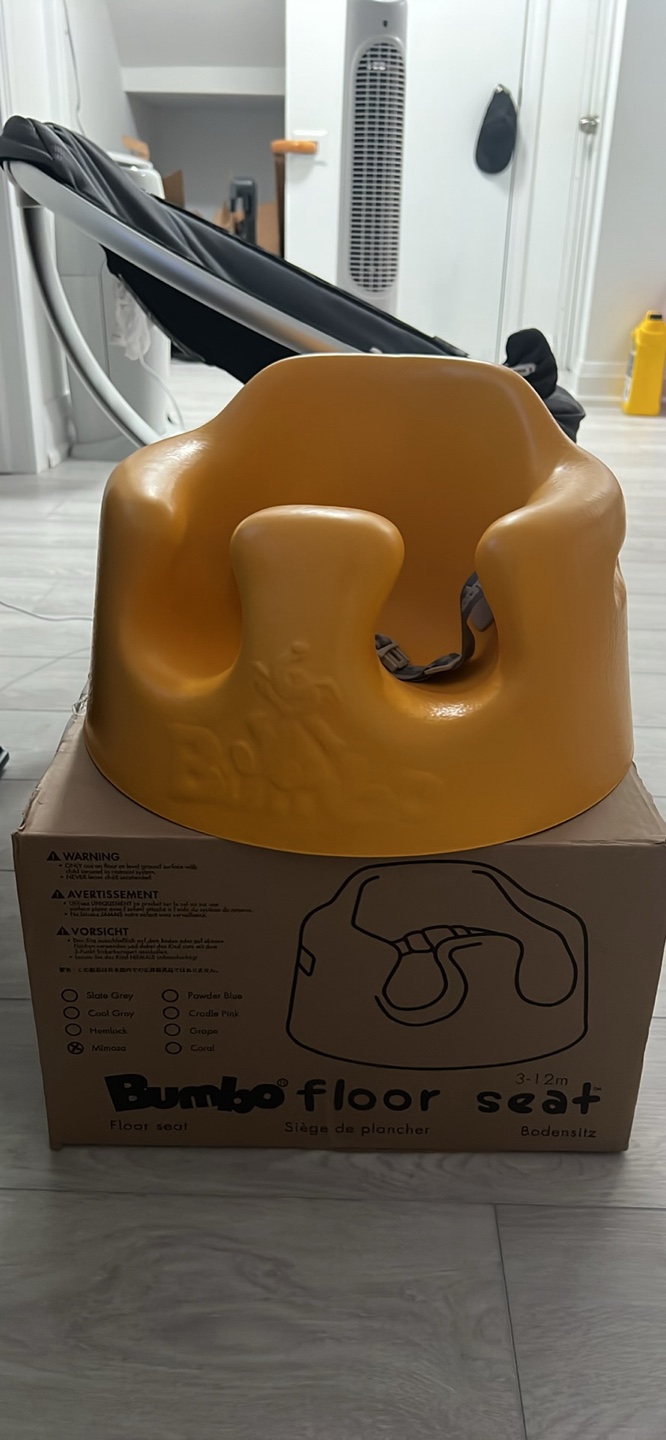 Bumbo Floor Seat - Yellow - 3-12 Months
