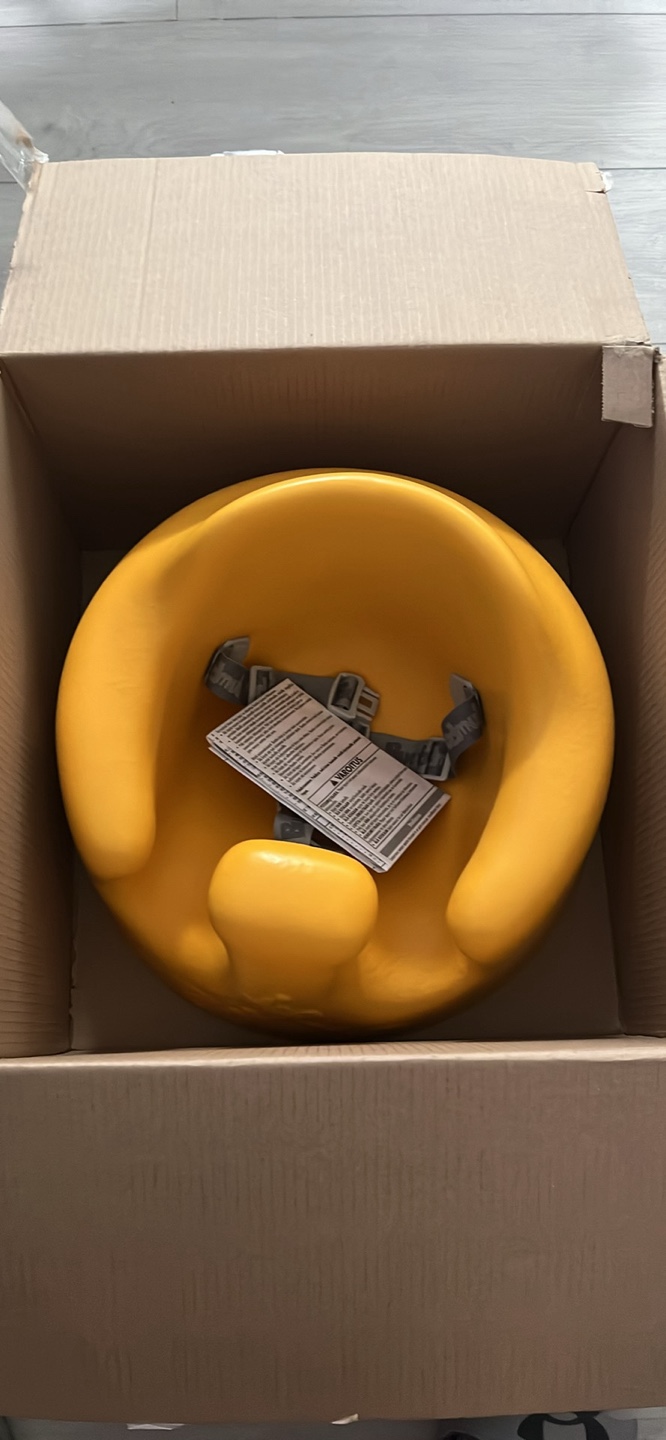 Bumbo Floor Seat - Yellow - 3-12 Months - photo 2