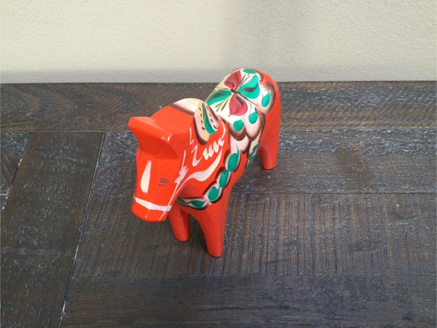 Vintage Nils Olsson Wooden Dala Horse Sweden image indicator(4)