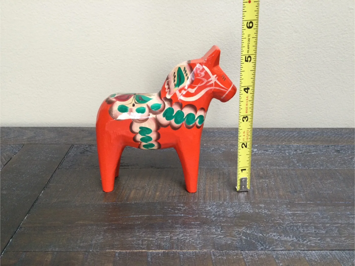 Vintage Nils Olsson Wooden Dala Horse Sweden image indicator(3)