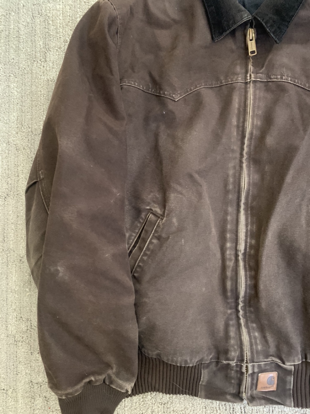 Vintage Carhartt Brown workwear Jacket - photo 2