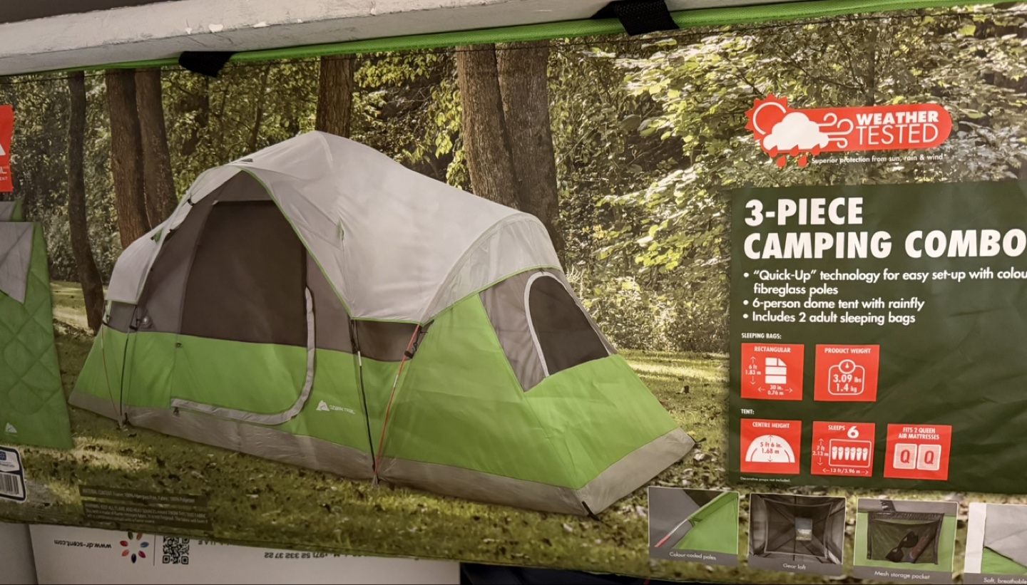 Ozark Trail 3-Piece Camping Combo