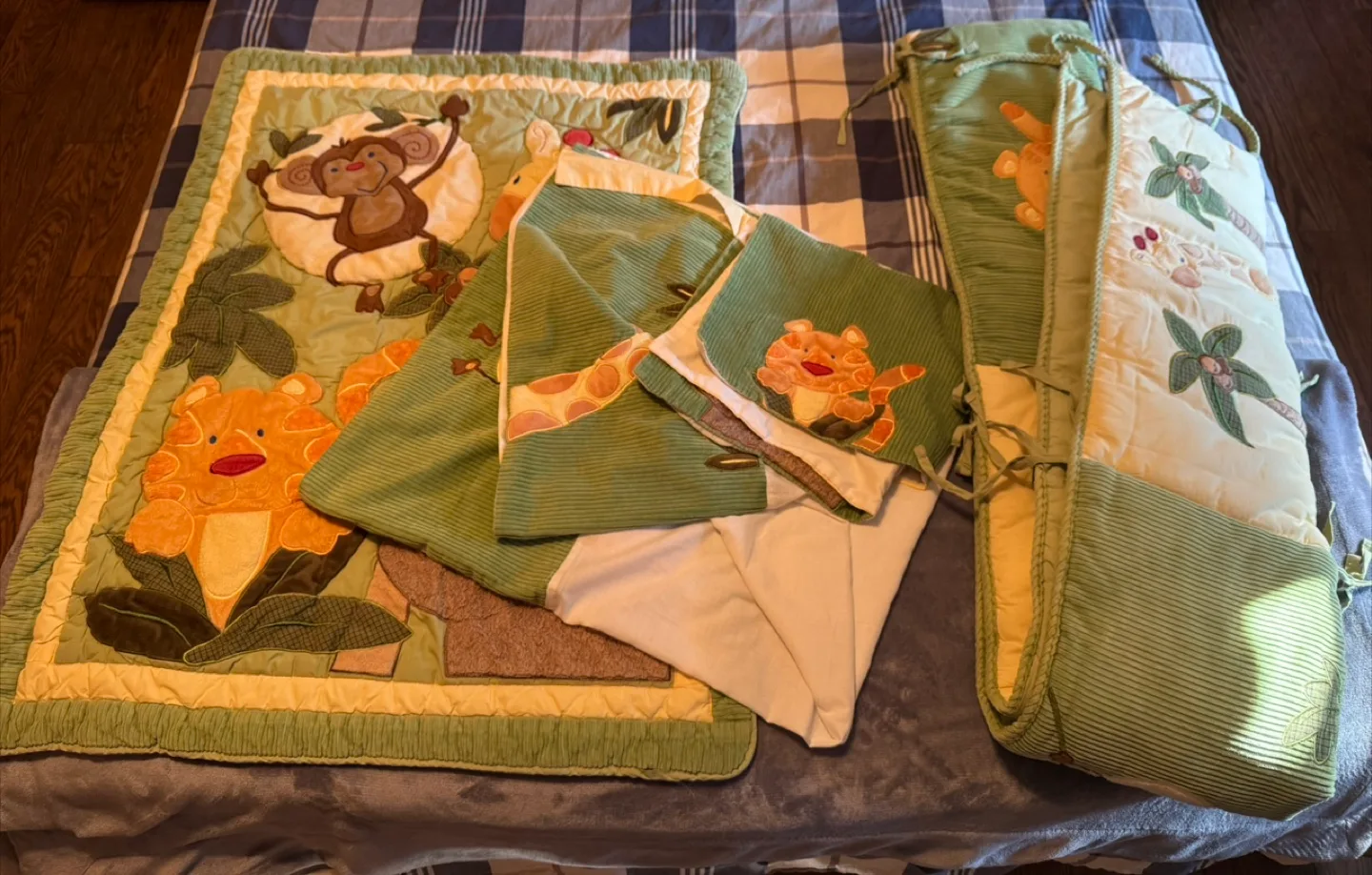 Jungle Themed Crib Bedding Set image indicator(5)