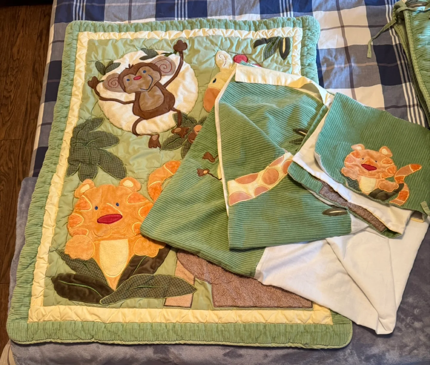 Jungle Themed Crib Bedding Set image indicator(6)