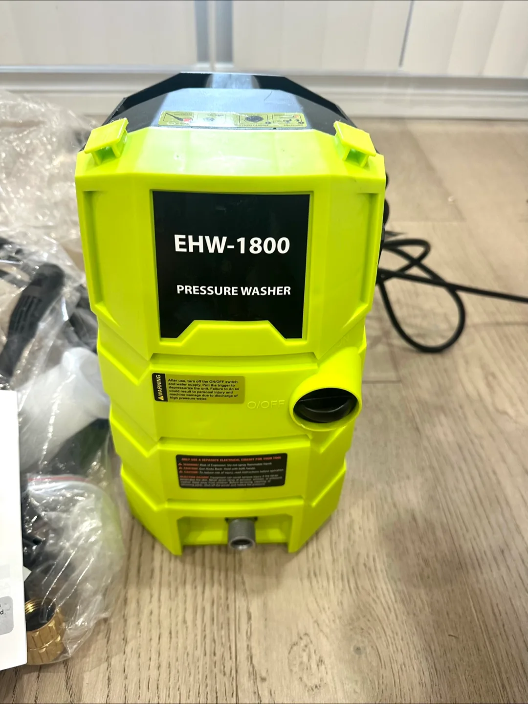 EHW-1800 Pressure Washer image indicator(4)