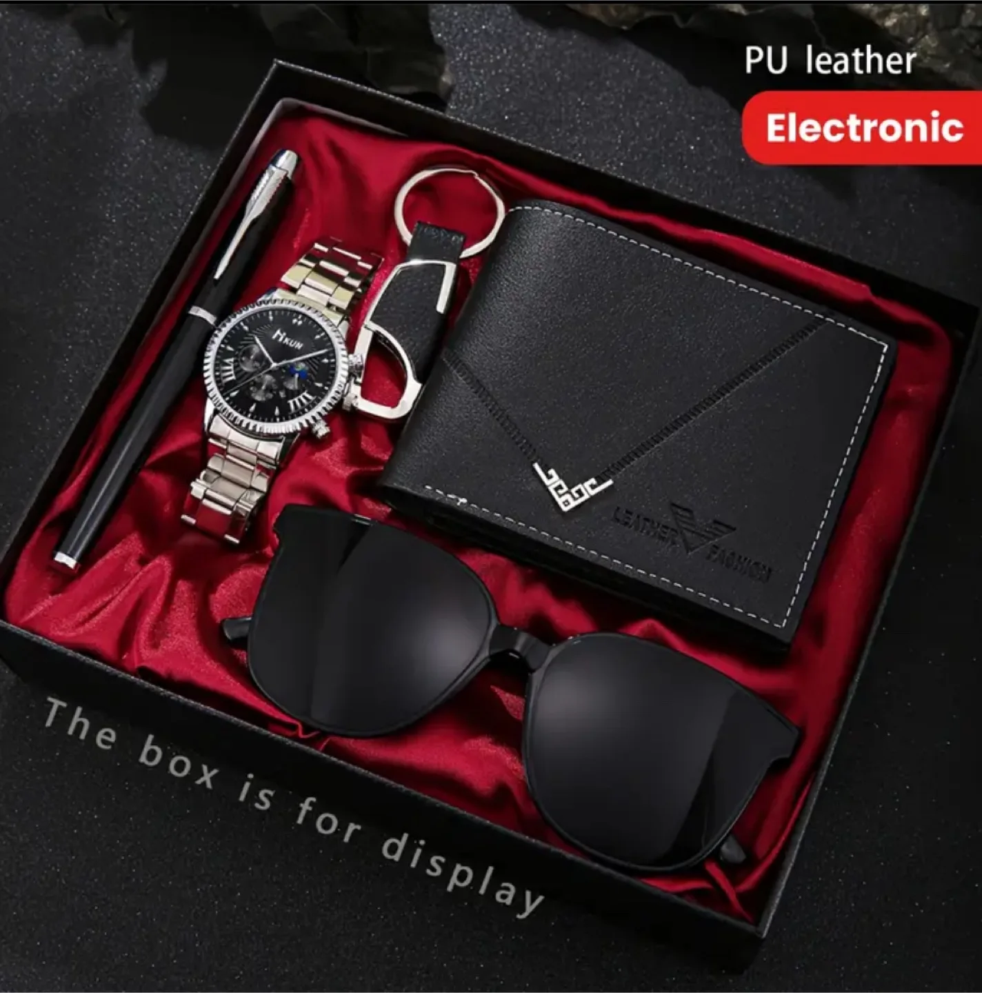 Men's Gift Set: Watch, Wallet, Sunglasses & More thumbnail