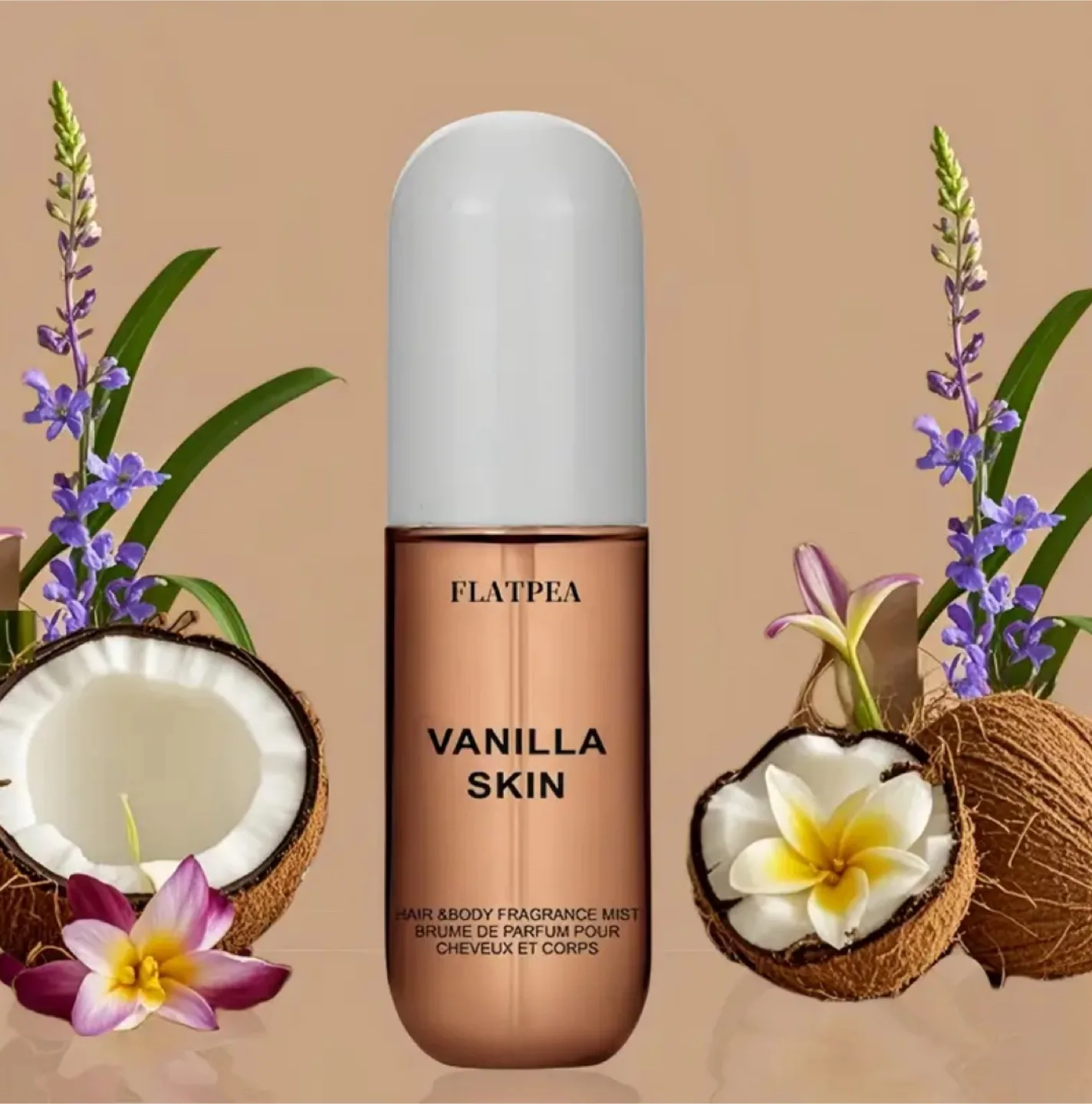 FLATPEA Vanilla Skin Hair & Body Fragrance Mist thumbnail