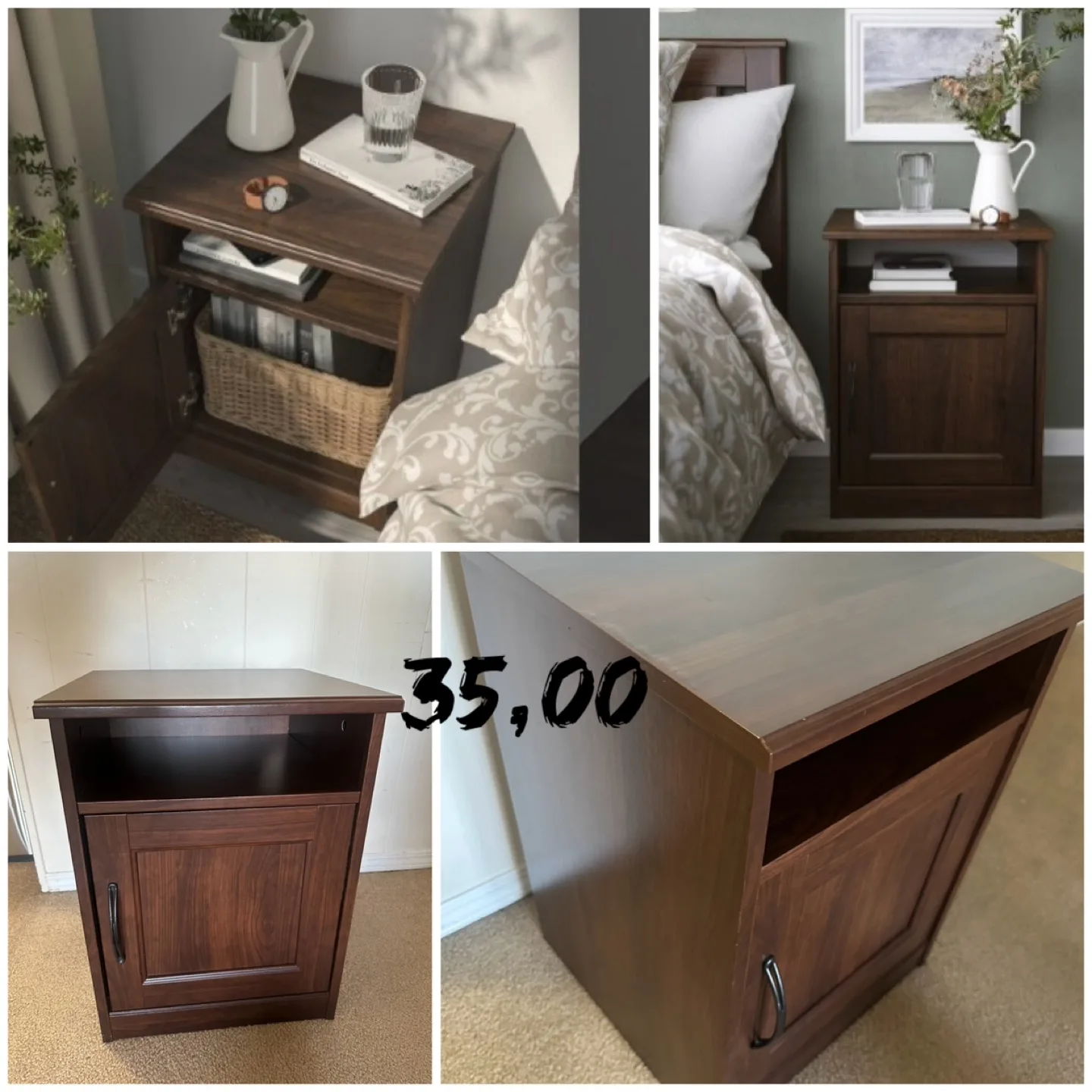 Ikea Nightstand with Storage thumbnail