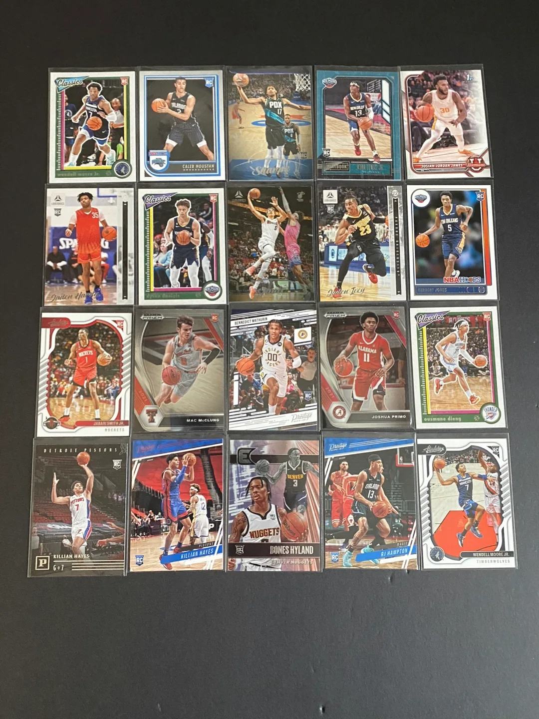 Mixed Basketball Rookie Trading Cards thumbnail