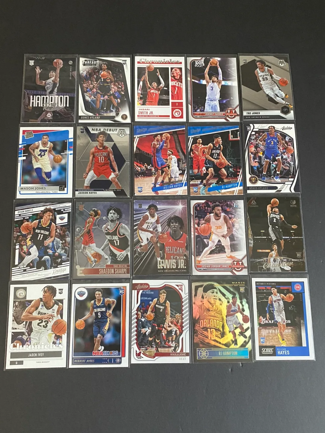 20 NBA Basketball Rookie Cards thumbnail