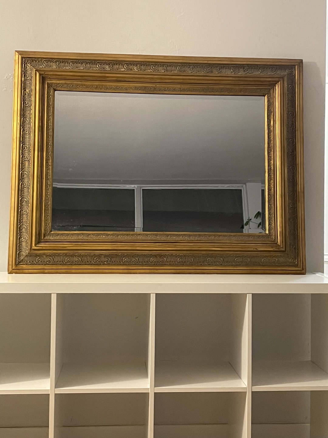 Large Gold Framed Mirror