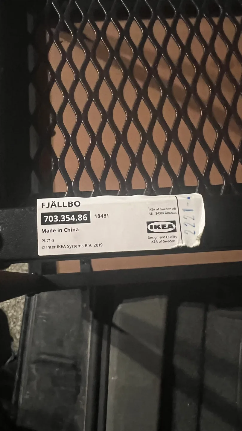 IKEA FJÄLLBO Coffee Table - Black/Wood image indicator(5)