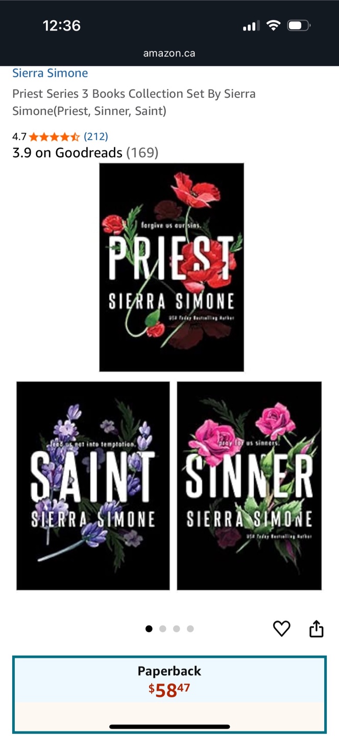 Sierra Simone Priest, Sinner, Saint, Midnight Mass Books - photo 3