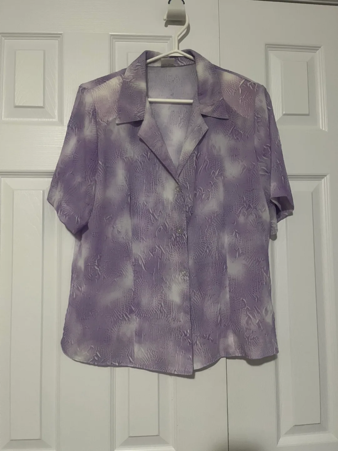 Purple blouse size medium thumbnail