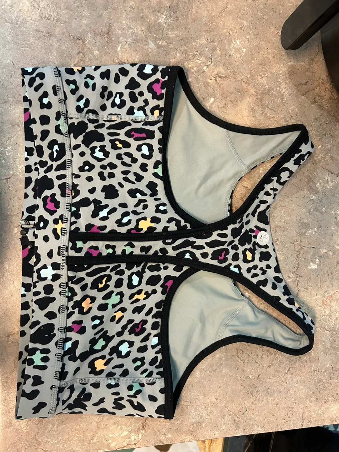 Torrid Active Leopard Print Bra Size 1 image indicator(4)