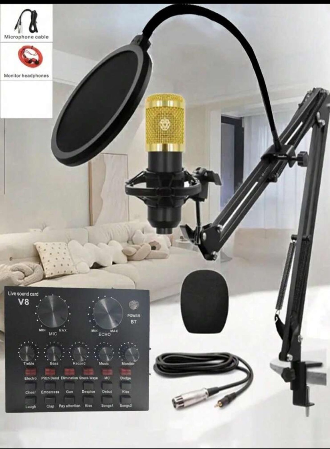V8 Live Sound Card