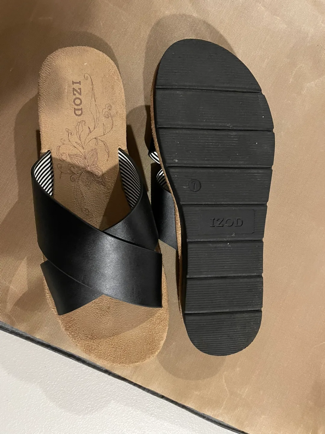 Ladies IZOD sandals size 7 thumbnail