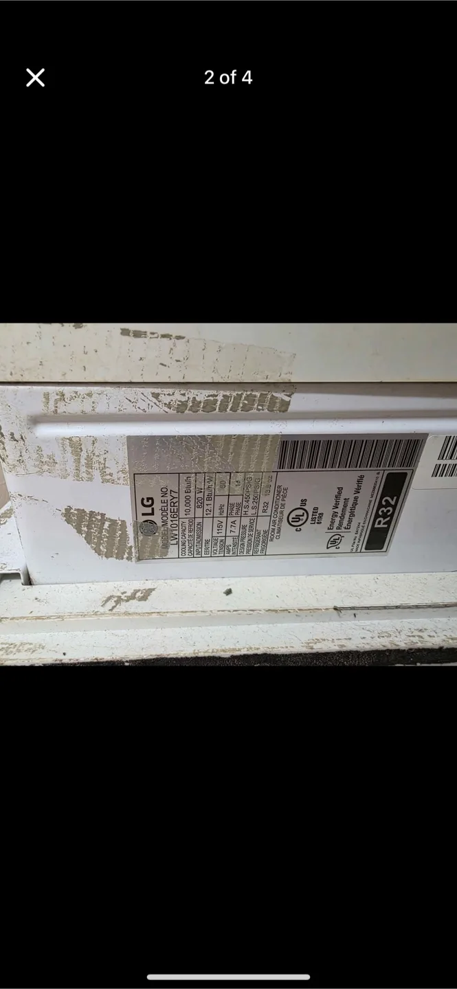 LG Window Air Conditioner.10,000 . image indicator(3)