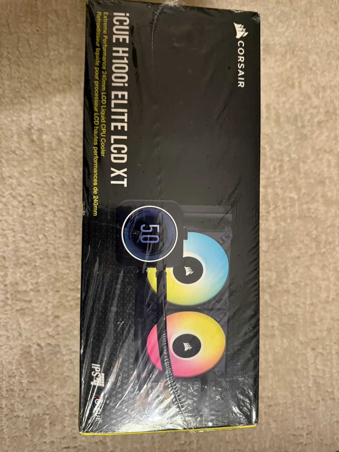 Corsair iCUE H100i Elite LCD XT 240mm Liquid CPU Cooler - New thumbnail