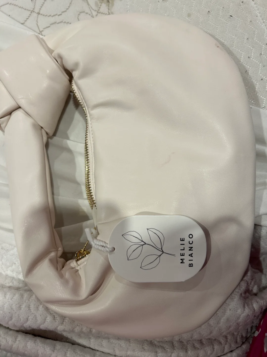 Melie Bianco White Handbag thumbnail