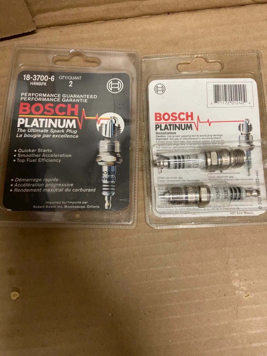 Bosch Platinum HR9BPX Spark Plugs - Set of 2 image indicator(2)